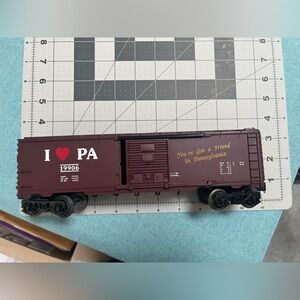 Pennsylvania Boxcar Model - Maroon